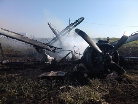 В Саратовской области при крушении Ан-2 погибли два человека
