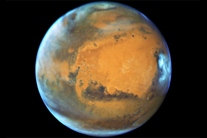 NASA обнаружило вывернутый «наизнанку» кратер на марсе