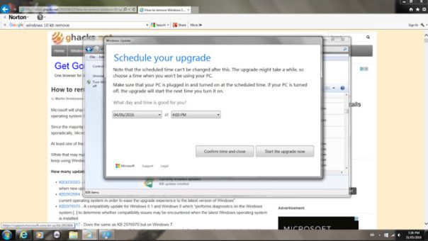 Microsoft стала настойчивее и убрала кнопку «Закрыть» в обновлении до Windows 10