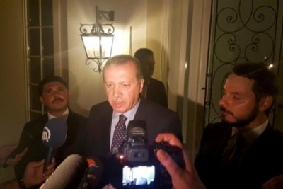 Картеж президента Турции Р.Эрдогана выехал в сторону аэропорта