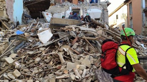 Видео ликвидации последствий чудовищного землетрясения в центральной Италии