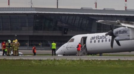 В Риге закрыли аэропорт из-за аварийной посадки самолета AirBaltic