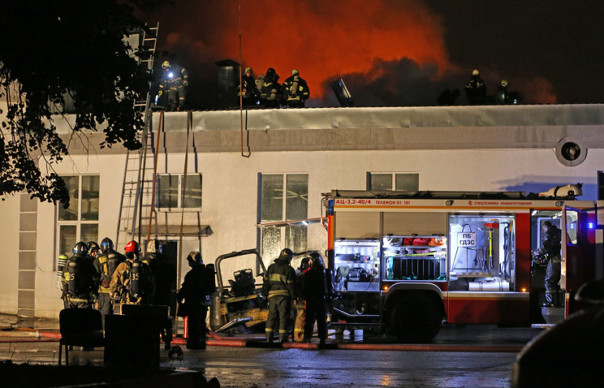 Пожар на складе на востоке столицы ликвидирован