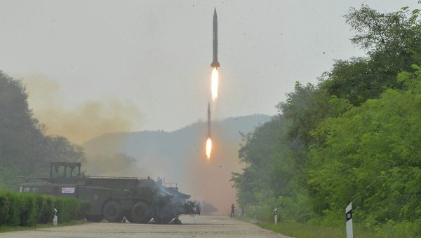 США зафиксировали неудачный запуск баллистической ракеты в КНДР