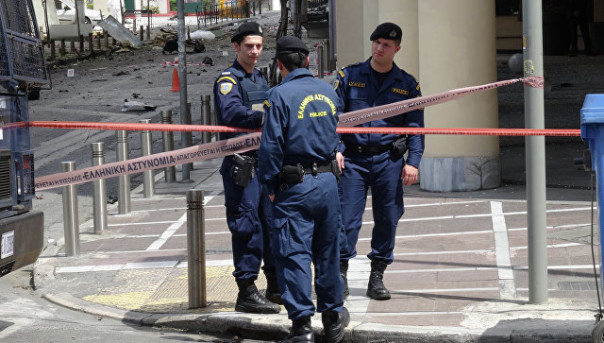 Взрыв бомбы произошел в центре Афин