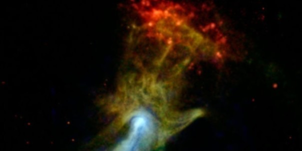 NASA обнаружило необычную «Руку Бога» в далёком космосе