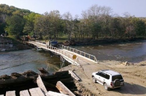 В Приморье взамен разрушенных паводком мостов построят 30 новых