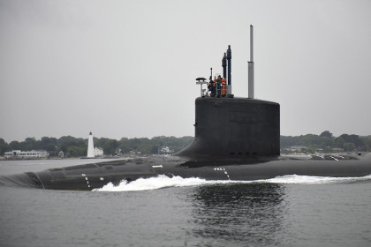 На вооружение принята новая подводная лодка «Иллинойс» — США