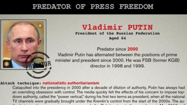 «Репортеры без границ» назвали Рамзана Кадырова «врагом прессы»