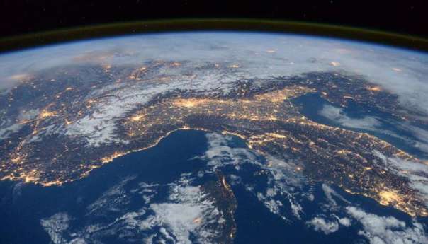 В первый раз в мире представлено панорамное видео из космоса