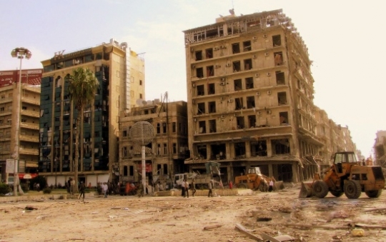 В Алеппо произошел взрыв в процессе празднования освобождения города