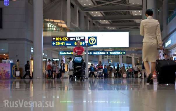 В аэропорту Сеула задержаны 24 жителя России
