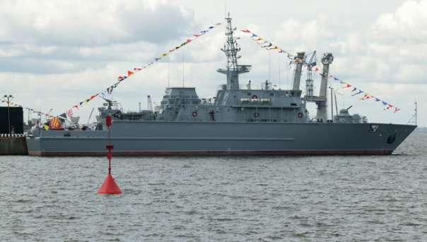 Головной корабль противоминной обороны «Александр Обухов» передали ВМФ
