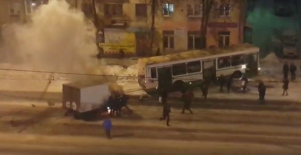 В Ярославле случилось ДТП с участием автобуса: 5 человек пострадали