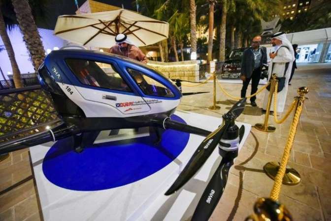 Коммерческое летающее такси появится в Дубае летом 2017-ого