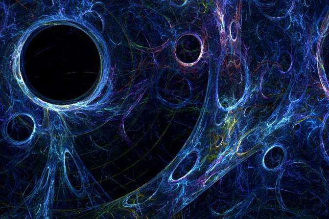 В галактике Андромеды открыто возможное существование черной материи