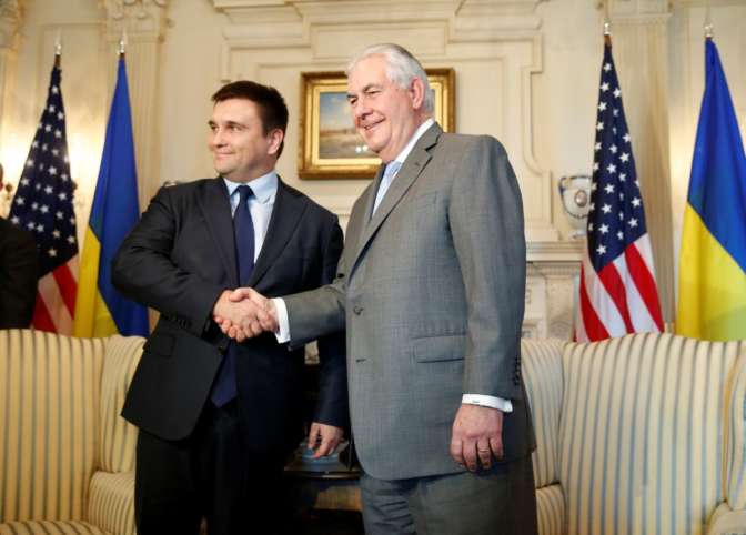 МИД Украины сказал об результатах встречи Климкина и Тиллерсона в Вашингтоне