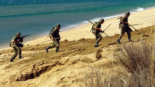 В Крыму проходят учения новороссийских десантников