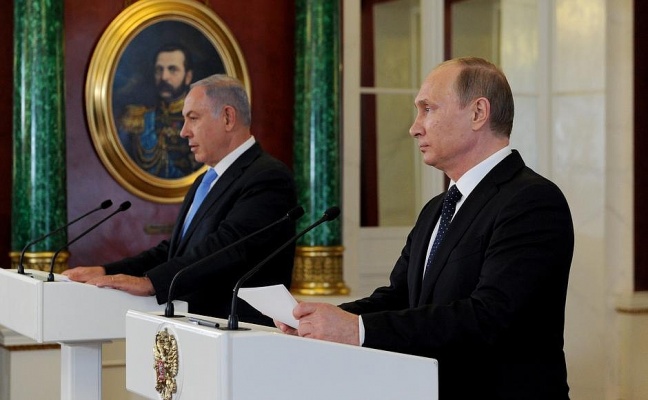 Кремль проинформировал о теме переговоров В. Путина и Нетаньяху