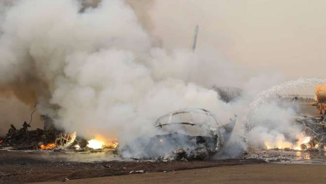 В Южном Судане при падении самолета пострадали 37 человек