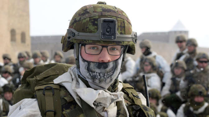Эстонские бойцы уступят место в казармах союзникам по НАТО