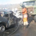 Шофёр «Нивы» живьем сгорел в своем автомобиле