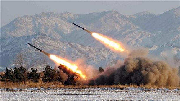 Северная Корея провела крупнейшие артиллерийские учения в районе порта Вонсан