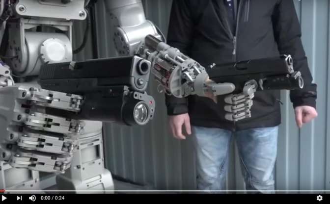 На Западе робота Федора назвали «ужасающим русским киборгом»