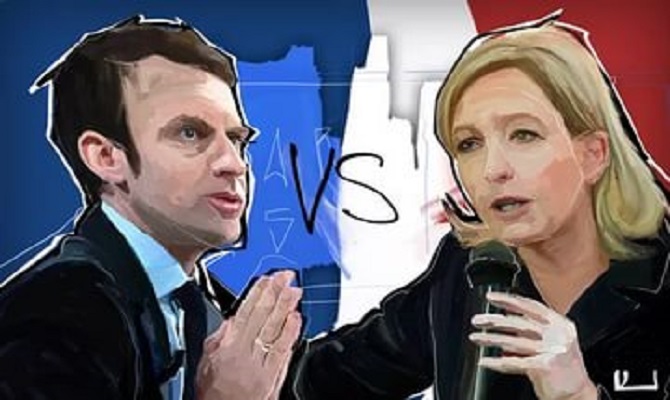 Ле Пен vs Макрон: претенденты в президенты устроили решающую битву за избирателя