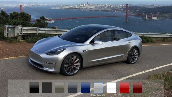 Рассекречены некоторые характеристики Tesla Model 3
