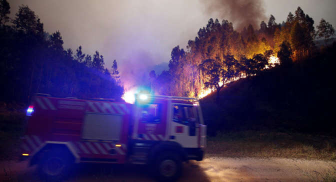 Число погибших пожара в Португалии достигло 64 человек