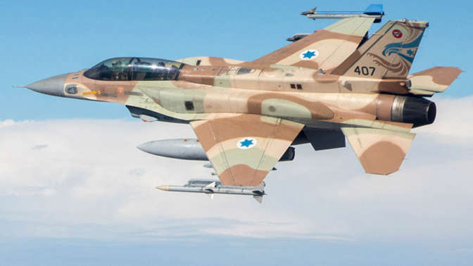 Израильские ВВС атаковали сирийские войска в ответ на шальные снаряды