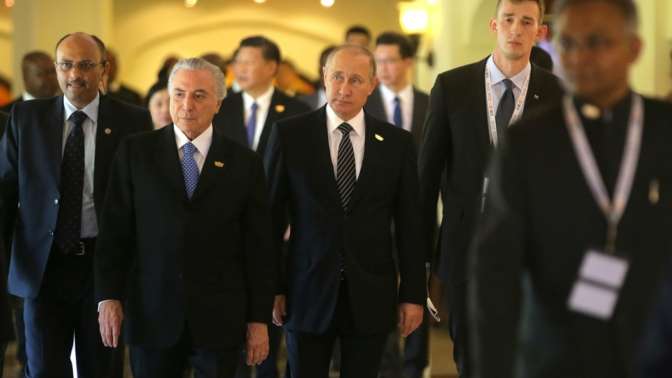 Владимир Путин и Мишель Темер обсудят в российской столице Сирию и Северную Корею