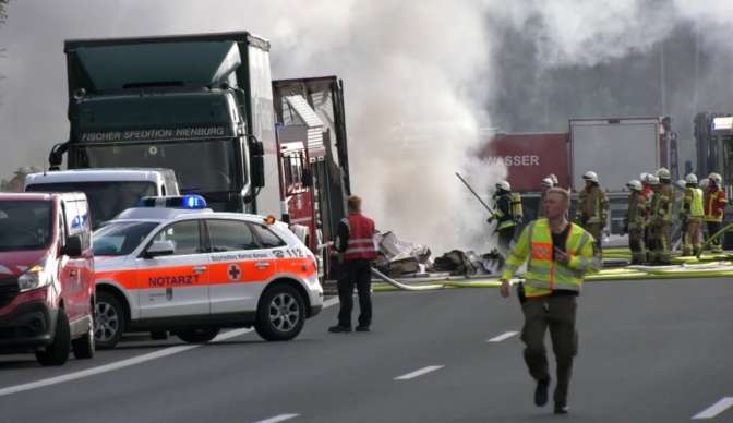 В Баварии сгорел автобус с туристами: неведома участь 18 пассажиров