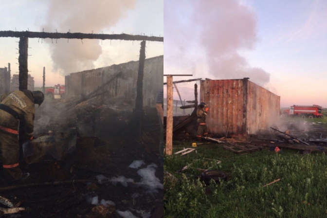 В пожаре в Красноярском крае погибли 5 человек