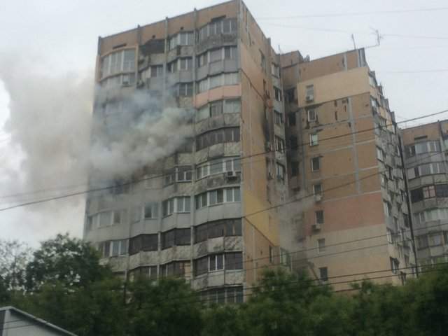 В Одессе пылал 16-этажный дом — Огненная ловушка
