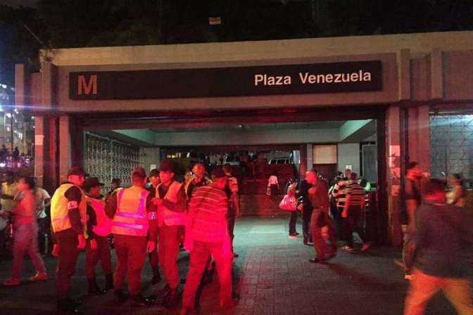 Взрыв прогремел на станции метро в центре Каракаса