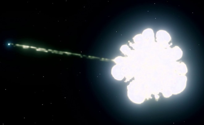 Ученые открыли пережившего взрыв сверхновой белого карлика