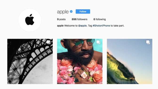 Apple «завела» Инстаграм и публикует лучшие фото с iPhone