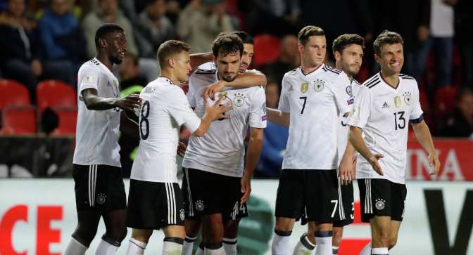 Сборная Германии разгромила Норвегию в матче отбора ЧМ