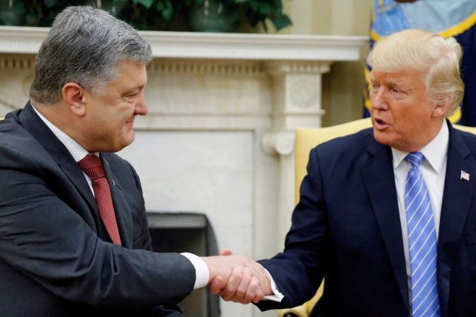 Порошенко проводит встречу с Трампом