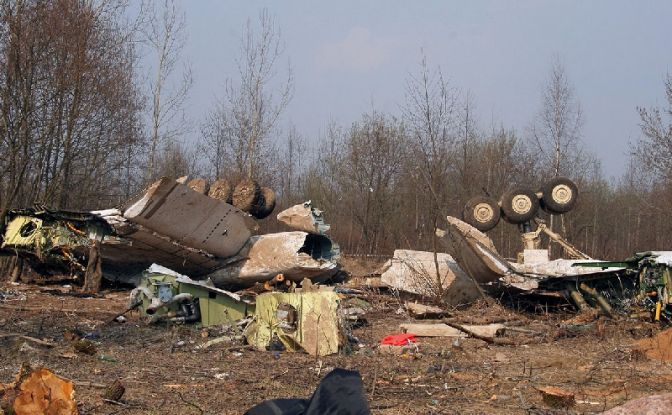 Польша отыскала запись взрыва на самописце самолета Качинского