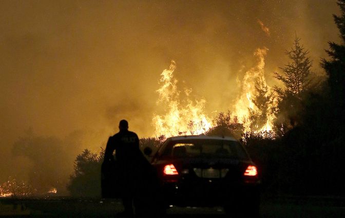 Лесные пожары в Калифорнии: 23 человека погибли