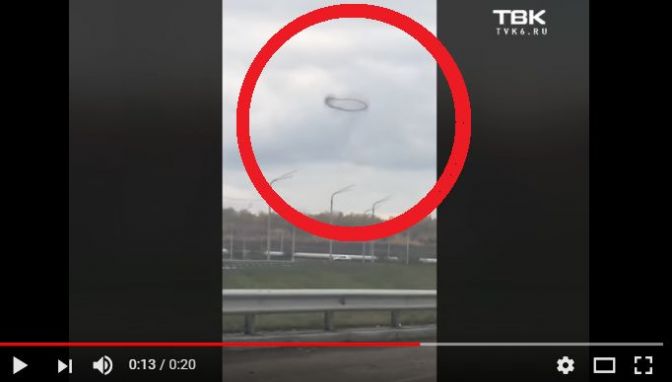 «Как ужасно!» В небе над Красноярском засняли НЛО