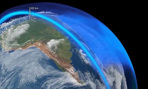Ученые показали на видео огромную озоновую дыру над Антарктидой