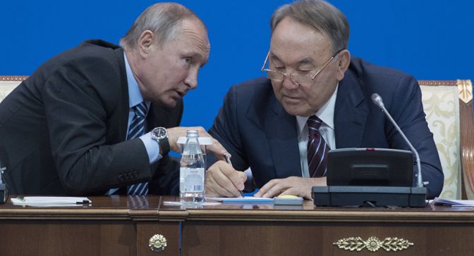 Путин и Назарбаев встретятся в Челябинске