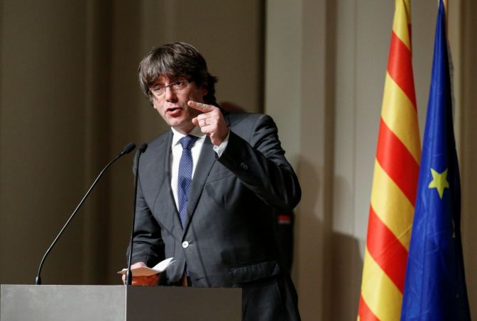 Пучдемон допустил возможность отказа от независимости Каталонии