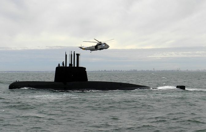 ВМС Аргентины уловили шумы, вполне возможно, исходящие от пропавшей подлодки