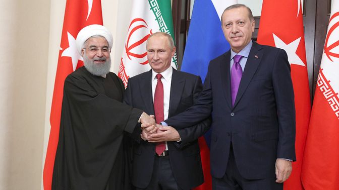 Эрдоган: Турции необходимо усилить сотрудничество с Россией и Ираном