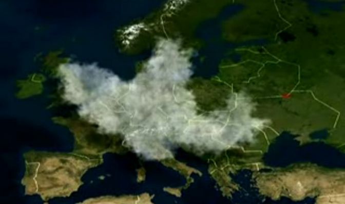 Над Европой зафиксировали радиоактивное облако с Урала